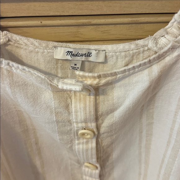 Madewell Stripe Blouse - Picture 6 of 9